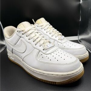 Size 9.5 - Nike Air Force 1 Low White Gum